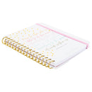 He Able To Do Golden Dot 7 x 9 Paper Wire Bound Prayer Journal