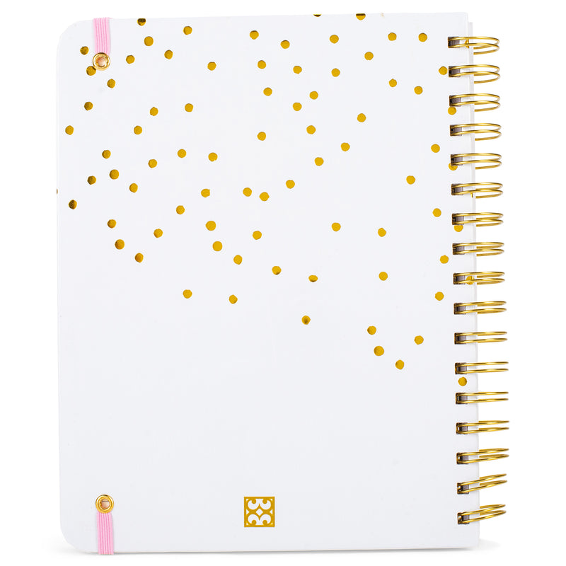 He Able To Do Golden Dot 7 x 9 Paper Wire Bound Prayer Journal