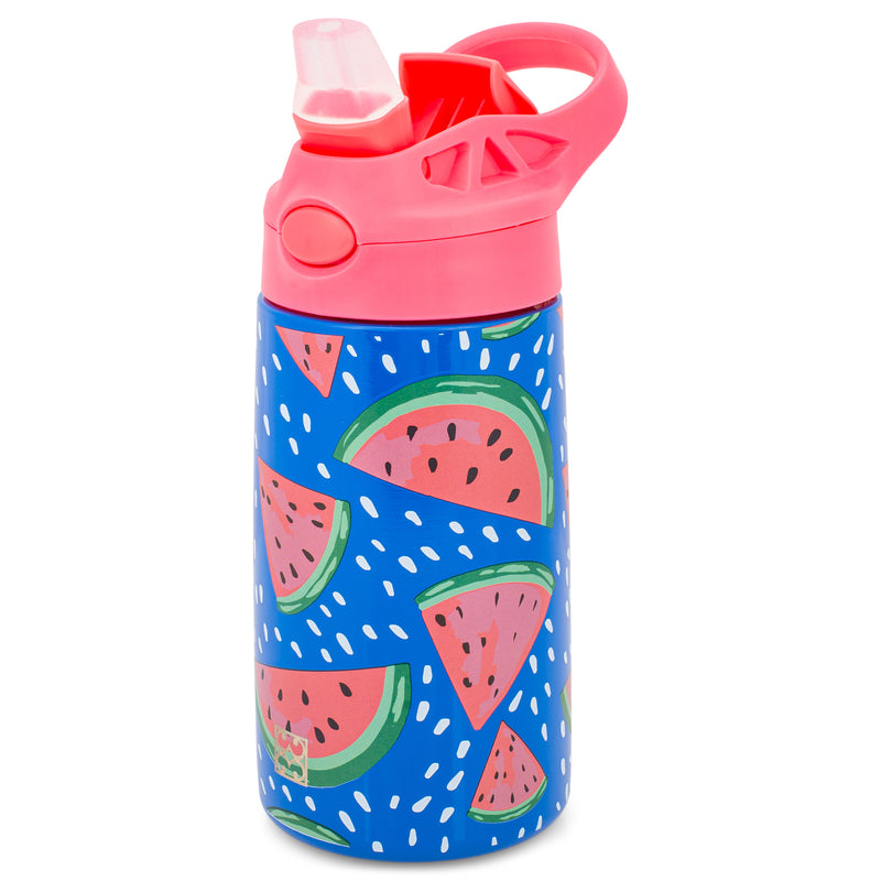 Mary Square 13 Ounce Snack Time One In A Melon Kids Stainless Bottle