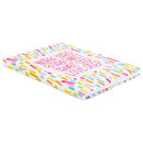 Mary Square "Work Hard Stay Sweet Trust God Love Deep" Abstract Print 7"x 9.5"Bound Lux Journal