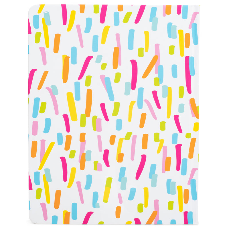 Mary Square "Work Hard Stay Sweet Trust God Love Deep" Abstract Print 7"x 9.5"Bound Lux Journal