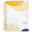 A New Day Speckled 7 x 9 Paper Wire Bound Tab Calendar Agenda