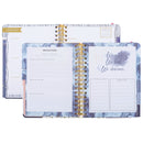 A New Day Speckled 7 x 9 Paper Wire Bound Tab Calendar Agenda
