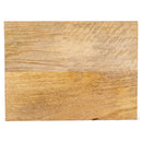 Mary Square Cheers Farmhouse Brown 9 x 12 Mango Wood Cheese Cutting Board