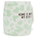 Mary Square Home Where My Herd Is Green 19 ounce Ceramic Coffee Mug
