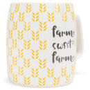 Mary Square Farm Sweet Farm Yellow 19 ounce Ceramic Coffee Mug