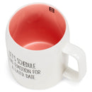 Mary Square Schedule Emotion Later Date Pink 19 ounce Ceramic Coffee Mug