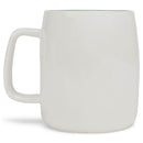 Mary Square People Run Away With Circus Green 19 ounce Ceramic Coffee Mug