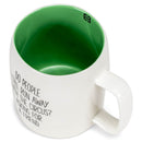 Mary Square People Run Away With Circus Green 19 ounce Ceramic Coffee Mug