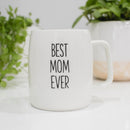 Mary Square Best Mom Ever Green 19 ounce Ceramic Coffee Mug