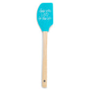 Mary Square Thank You Lord For Life Blue 12 x 2.5 Silicone Mixing Spatula