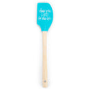 Mary Square Thank You Lord For Life Blue 12 x 2.5 Silicone Mixing Spatula