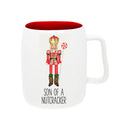 Mary Square Son of a Nutcracker 19 ounce Ceramic Christmas Coffee Mug