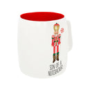 Mary Square Son of a Nutcracker 19 ounce Ceramic Christmas Coffee Mug