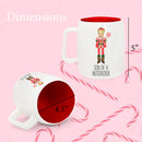 Mary Square Son of a Nutcracker 19 ounce Ceramic Christmas Coffee Mug