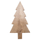 Mary Square Natural Brown Christmas Tree 17.25 x 9.5 Mango Wood Christmas Cheese Cutting Board