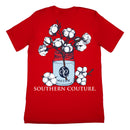 Southern Couture SC Comfort Mason Jar Cotton Womens Classic Fit T-Shirt - Red