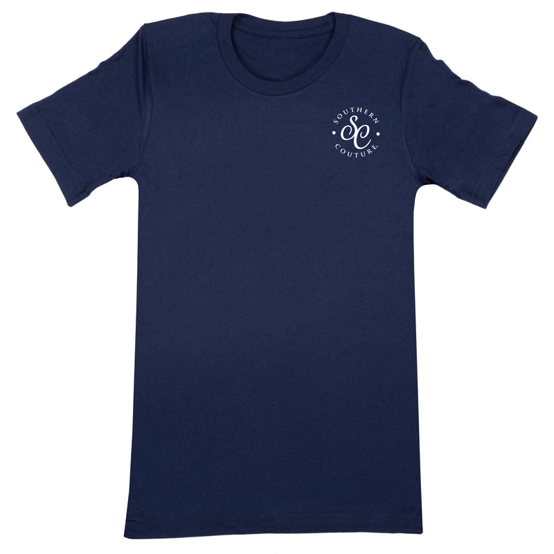 Southern Couture SC Classic Southern & Sassy Since Birth Womens Classic Fit T-Shirt - Navy