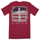 Southern Couture SC Classic One Nation Under God Classic Fit Adult T-Shirt - Cardinal Red