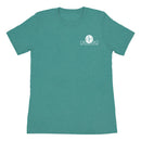 Southern Couture Comfort Fit Painted Elephant Adult T-Shirt Seafoam