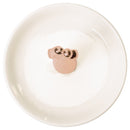 Rose Gold Tone Hugging Couple Porcelain Ring Dish Jewelry Holder