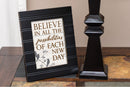 Home décor 8 x 10 wall and table top picture frame designed with meaningful artwork