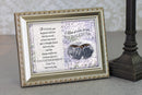 Home décor 5 x 7 wall and table top picture frame designed with meaningful artwork