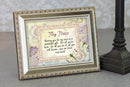 Home décor 5 x 7 wall and table top picture frame designed with meaningful artwork