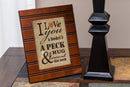 Home décor 8 x 10 wall and table top picture frame designed with meaningful artwork