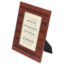 Front view of You are Braver, Stronger and Smarter Than You Know Wood Finish Frame 