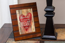 Home décor 8 x 10 wall and table top picture frame designed with meaningful artwork