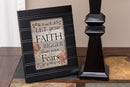 Home décor 8 x 10 wall and table top picture frame designed with meaningful artwork