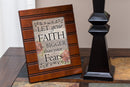 Home décor 8 x 10 wall and table top picture frame designed with meaningful artwork