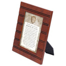 Front view of The Full Armor of God Ephesians 6:10-18 Wood Finish Frame 