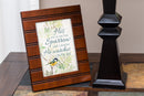 Home décor 8 x 10 wall and table top picture frame designed with meaningful artwork