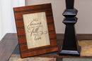 Home décor 5 x 7 wall and table top picture frame designed with meaningful artwork
