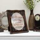Home décor 8 x 10 wall and table top picture frame designed with meaningful artwork