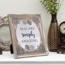 Home décor 8 x 10 wall and table top picture frame designed with meaningful artwork
