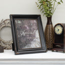 Home décor 8 x 10 wall and table top picture frame designed with meaningful artwork
