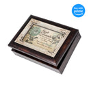 Good Friends Are Like Stars Burlwood Jewelry Music Box Plays Amazing Grace