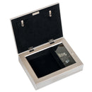 Precious Daughter Brushed Pewter Finish Jeweled Jewelry Music Box Plays You Light Up My Life