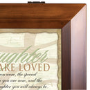 Wonderful Daughter Dark Wood Finish Jewelry Music Box - Plays Tune You Are My Sunshine