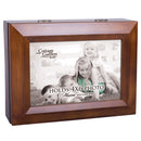Place 4x6 Photo Here You Are My Sunshine Dark Wood Finish Jewelry Music Box - You Are My Sunshine