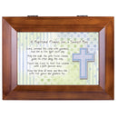 Baptismal Prayer for a Sweet Boy Wood Finish Jewelry Music Box - Plays Tune You are My Sunshine
