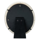 Add Your Own Personal Photo Distressed Ivory Floral 5 x 7 Oval Table and Wall Photo Frame