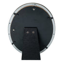 Someone Special Make Me Smile Brushed Silver Floral 5 x 7 Oval Table and Wall Photo Frame