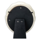 Add Your Own Personal Photo Distressed Ivory Wavy 5 x 7 Oval Table and Wall Photo Frame