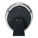 Add Your Own Personal Photo Brushed Silver Wavy 5 x 7 Oval Table and Wall Photo Frame