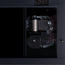 Congratulations Graduate Matte Black Jewelry Music Box Plays Wonderful World