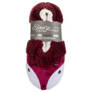 Burgundy Fox Womens Animal Cozy Indoor Plush Lined Non Slip Fuzzy Soft Slipper